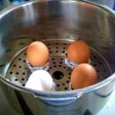 圧力鍋で加圧1分♪　きれいにむけるゆで卵★